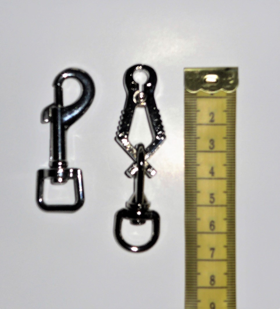 Karabiner und Zangenhaken